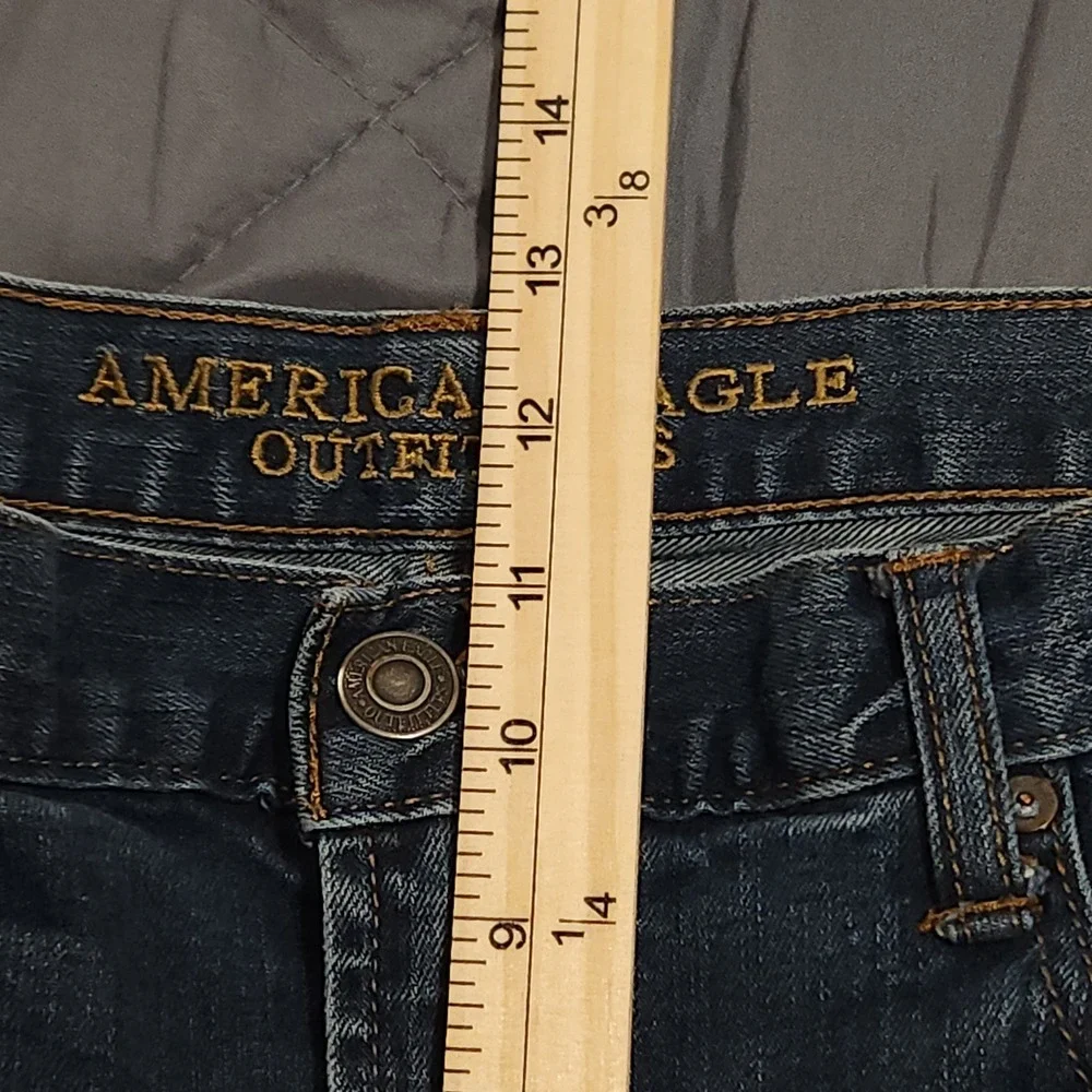 American Eagle Outfitters Slim Fit Jeans Mens 36x32 Blue Medium Wash Denim